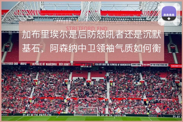 加布里埃尔是后防怒吼者还是沉默基石,阿森纳中卫领袖气质如何衡量